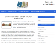 Tablet Screenshot of churchfurniturepartner.com
